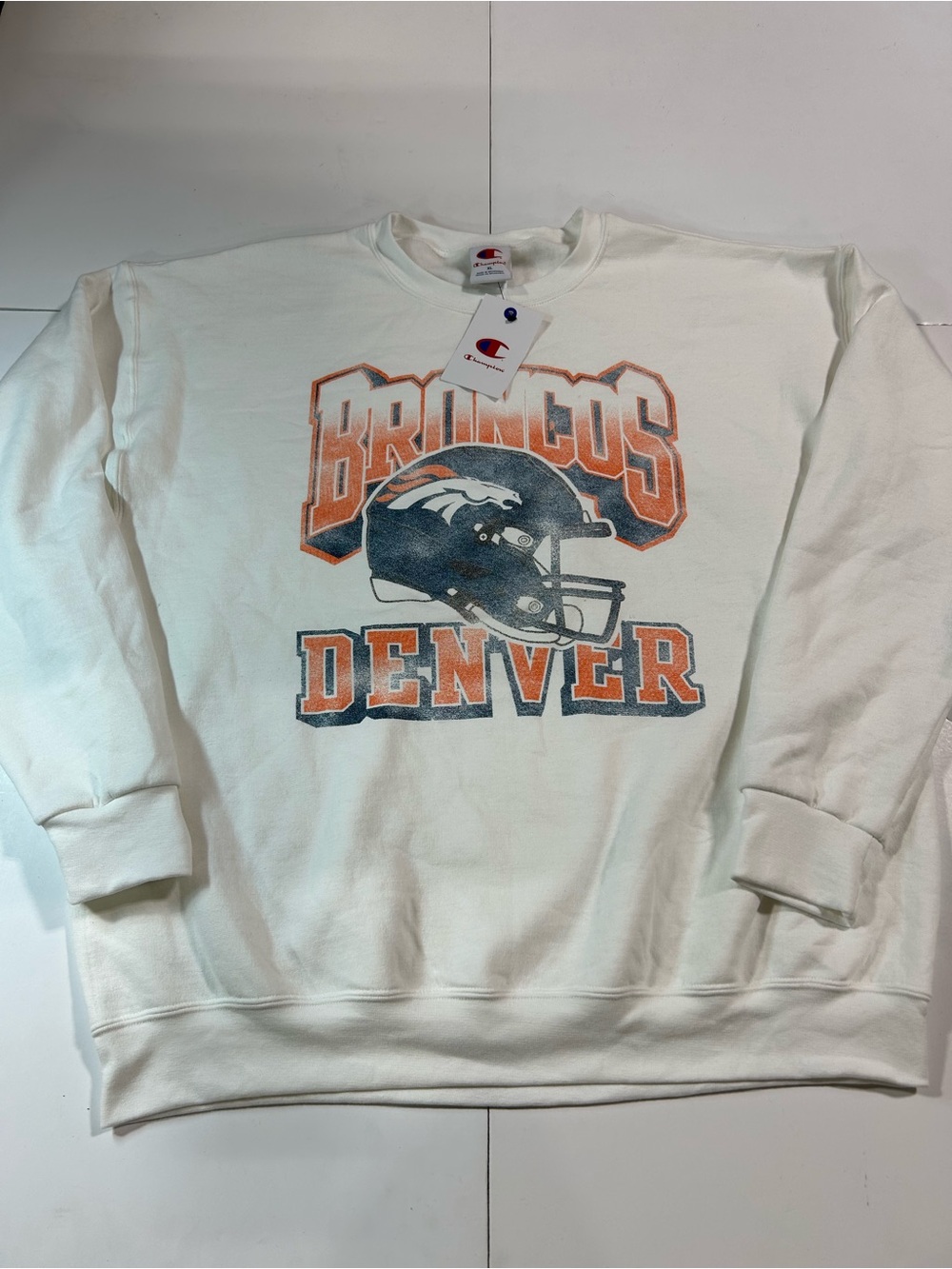NEW NFL Champion Denver Broncos Crew Neck Sweatshirt